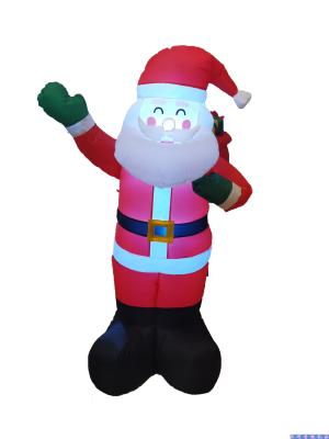 Christmas Gift Genuine Inflatable Three-Dimensional 200cm Old Man Backpack Raise Hand Gift Decoration Inflatable
