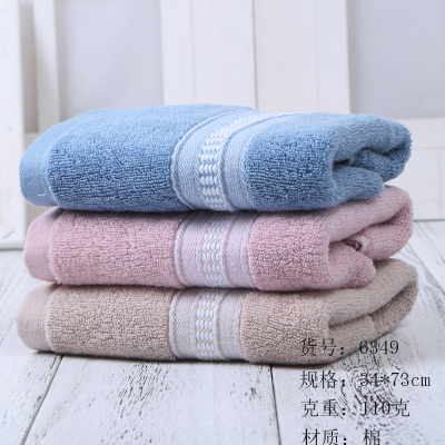 Cotton towel soft absorbent towel fadeless face towel gift towel linen ball towel