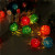 Crossborder hot style LED rattan ball lights ins wind small lights series lights 6cm Thai rattan ball decoration room