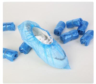 Plastic shoe cover disposable shoe cover wear-resisting breathable dustproof slip-proof shoe cover 100 pieces