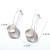 Internet Celebrity All-Match Matte Texture Disc-Shaped Earrings Women's Korean Simple Temperamental Ear Studs Back-Mounted Earrings Factory Wholesale