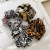 Three state autumn and winter new leopard print large intestine ring hair ring ladies cross-border headwear versatile tie head release ring handmade