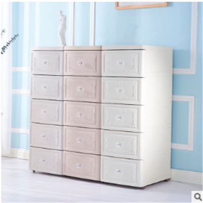 European-style multi-layer drawer cabinet cabinet bedside cabinet