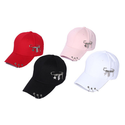 In the spring and autumn of 2020, the European and American fashion iron ring cap male and female students cap outdoor hat wholesale