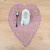 Pure hand-woven environmental protection single wood wrest paper heart-shaped table mat, coacup mat, straw rope net mat, kindergarten shooting props