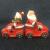 For a number of Christmas gifts Christmas tree Santa gifts ceramic LED Santa toy car
