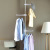 Factory direct vertical and vertical laundry pole stainless steel telescopic hangers floor function rotating hangers