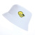 Harajuji men and women's pure cotton fisherman hat outdoor sunshade folding hat can be customized to print LOGO bowler hat