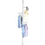 Factory direct vertical and vertical laundry pole stainless steel telescopic hangers floor function rotating hangers