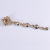 Muslim fashion long style flower small crystal brooch Korean version of temperament clothing accessories pin manufacturers direct