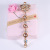 Muslim fashion long style flower small crystal brooch Korean version of temperament clothing accessories pin manufacturers direct