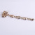 Fashionable and upscale alloy crystal glass brooch sells well across indicates the border long brooch from Malaysian other things
