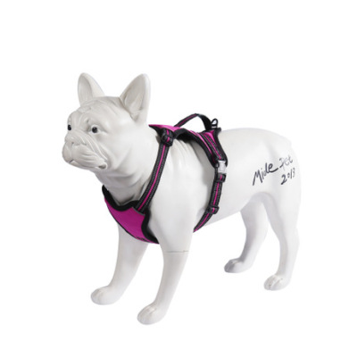 New pet breast back Breathable mesh comfortable hand handle adjustable dog breast back reflective design popular custom