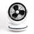 New Custom design 8 inch Auto-Rotating box fan table electric small air circulating fan desk fan 