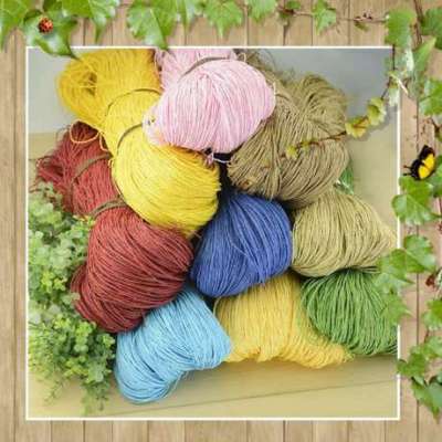 Factory Direct selling Color paper rope Lafite straw rope Hook hat Rope Bandages DIY rope 2mm thick