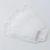 Pure White Children's Adult Protective Mask Three Layers with Meltblown Protective Civil Mask Self-Sealing Zipper Bag 10 Pieces