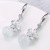 Earrings Women's Elegant Korean-Style All-Match Opal Long Pendant Personalized S925 Sterling Silver Needle Pearl Earrings Wholesale