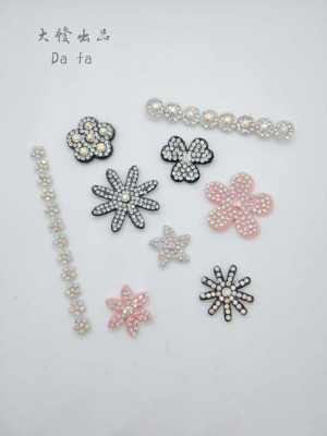 Dafa produced water drill flower hot drill flower hair clip accessories accessories accessories bag accessories stars ins