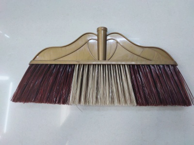 Manufacturer direct sales plastic broom plastic broom head plastic broom handle wooden handle broom rod office workshop