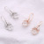 Japanese and Korean Temperamental Rhinestone Small Ear Studs Female Sweet and Simple Mini Earrings Cute Eardrops Small Jewelry Factory Wholesale