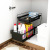 Under the kitchen sink shelf multi-layer storage shelf floor-type iron art separation condiment cleaning supplies receive shelf