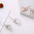 Japanese and Korean Temperamental Rhinestone Small Ear Studs Female Sweet and Simple Mini Earrings Cute Eardrops Small Jewelry Factory Wholesale