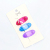 Web celebrity color plastic hairpin Korean ins transparent oval hairpin can be macaron color duck clip hairpin