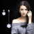 Hanging Earrings Women's Elegant Korean Ice Simple Flowers Long Pearl Pendant Earrings Crystal Personalized Sterling Silver Ear Stud Earring