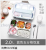 Stainless steel lunch box 2.0l five compartments lunch box with soup bowl chopsticks spoon students lunch box