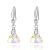 Austrian Crystal Earrings Korean Temperament Wild Triangle Geometric Earrings Factory Direct Sales Wholesale Stall Good Goods