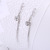 Internet Influencer Earrings Women's Korean-Style Temperamental Tassels Simple Long Pendant Personality All-Match Ear Line Frosty Style Stud Earrings