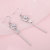 Face Slimming Suitable for round Face Earrings Korean Style Graceful and Fashionable Elegant Elegant Long Elegant Plum Earrings