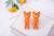 Xx-orange good luck tiger drying clip cartoon plastic clip windproof by cute good luck tiger clip