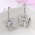 Simple Temperament Cute Bow Long Earrings Female Korean Version Personalized Wild Earrings Pendant Ear Rings Wholesale