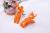 Xx-orange good luck tiger drying clip cartoon plastic clip windproof by cute good luck tiger clip