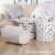 Factory Wholesale Nordic Instagram Style Cotton and Linen Fabric Storage Bucket Foldable Laundry Basket Waterproof Storage Basket Laundry Bucket