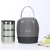 New thickened bento pack cold insulation lunch box bag portable insulation bag in large capacity cylindrical lunch box bag lunch bag