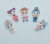 Surprise Doll Digital Printing Children 'S Rubber Band Clip Mobile Phone Beauty Corsage Shoes Hat Accessory Accessories