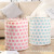 New Fabric Craft Storage Bucket Cotton and Linen Foldable Storage Basket Portable Waterproof Laundry Basket Cartoon Creative Laundry Bucket