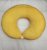 Single color button plush cotton U memory pillow fashion travel portable headrest work comfortable headrest