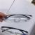 Manufacturer direct sales of hot style floor booth blue reading glasses rimless uv glasses for the elderly