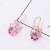 925 Silver Factory Direct Sales Korean Style Heart of Eternity Earrings Rose Gold Plated Women's Fashion Electroplated Earrings Wholesale