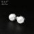 Big and Small Balls Two Sides Pearl Stud Earrings Female Temperament Korean Simple Anti-Allergy Hollow Zircon Earrings Factory Direct Sales Wholesale