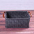 Cross-Border Hot Selling Environmental Felt Woven Wooden Handle Storage Basket Hand Stitching Storage Storage Basket Sundries Storage Basket