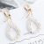 Droplet Type Earrings Female Temperament Long Wild Fashion Earrings New Tide Earrings Silver Tassel Korean Factory Wholesale