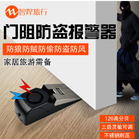 Burglar proof door door stopper door block backlock door back door hotel Burglar proof window office self proof portable