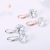 Korean Fashion Girlish Style Sweet Cute Red Love Heart Simple Versatile Elegant Earrings Stud Earrings Wholesale