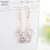 Japanese Korean S925 Sterling Silver Zircon Long Earrings Female Tassel Earrings Elegant Earrings Crystal Factory Wholesale Direct Sales