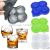Slingifts 4 Grids Ice Mold Whiskey Cocktail Ice Cube Tray Ice Ball Maker Mold Large Ice Cube Mold Kitchen Accessories