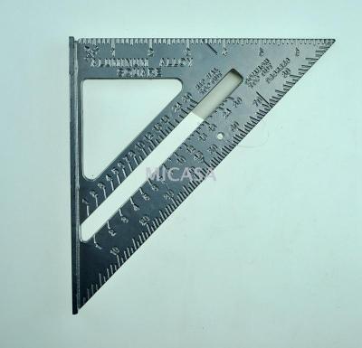 7\\\"*7\\\" aluminum triangle ruler